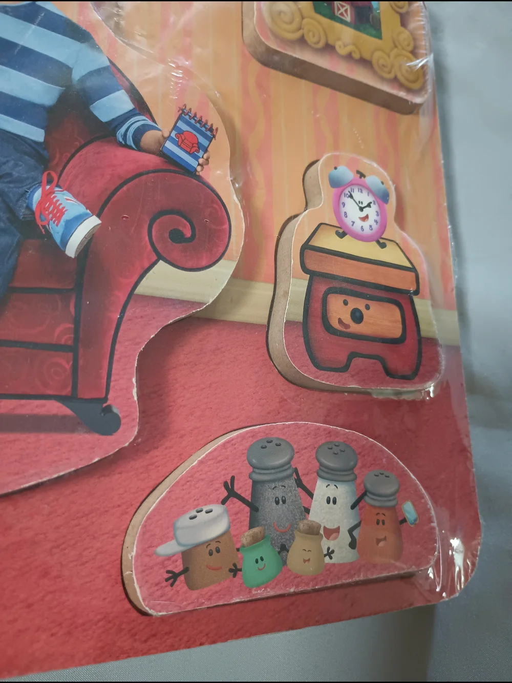Nickelodeon Blue's Clues & You! Wooden Sound Puzzle 5pc